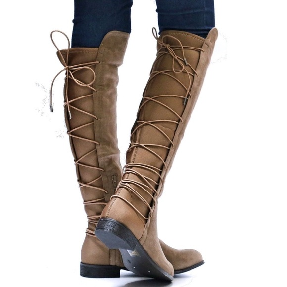 Shoes - Lace up Riding boots size 9
